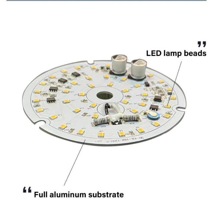 LED Ceiling Fan Light Replacement Panel 18W 1530LM 3 Color Temperature ...