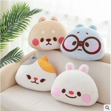 Kakao Friends Green Vacation - Coussin De Sieste Watermelon Edition - Coréen