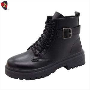 Katerina Fashion Korean Ankle Zipper Boots Shoes For Women #AB-91