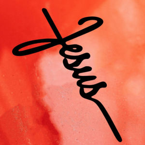 Jesus In Cross Cursive Stickers for Motor Decal Waterproof Sticker Decals for Motorcycle Car