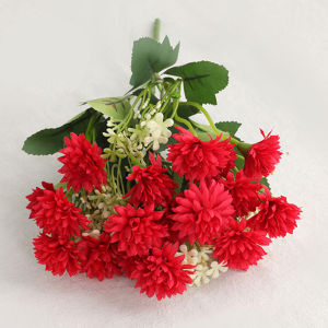 (18 Bunga) Bunga Spring Daisy Artificial/Bunga Palsu Dekorasi