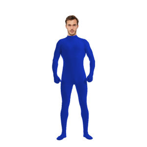 Halloween half-body jumpsuit orange solid color clothing base layer bodysuit for Halloween zentai Customization