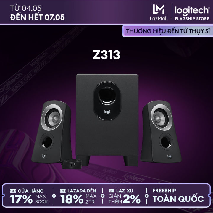 Loa vi tính cao cấp 2.1 LOGITECH Z313