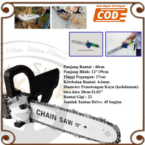 Adaptor gergaji tangan listrik senso chainsaw gerinda Potong Tulang Sapi / Kambing iga sumsum