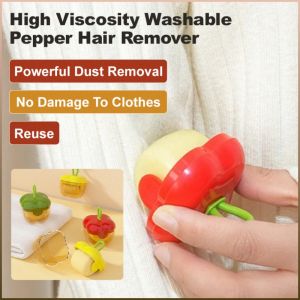 Dehairer Mini Washable Hair Remover Material Easy to Stick High Viscosity Family No Residue Household