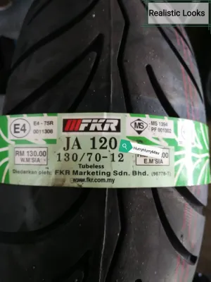 FKR JA120 130/70-12 Tubeless Tyre