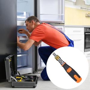 Professional Ratcheting Screwdriver Set 10 Changeable Steel Bits For Electronics Maintenance