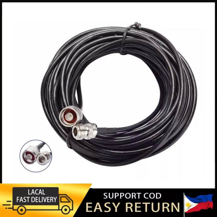 RG58 Coaxial Cable 50ohm 10/15 Meters Cable with N male to SMA Male Low