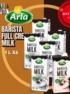 ARLA PRO Barista Milk 1L (x6)   Full Cream   Barista Milk for Coffee