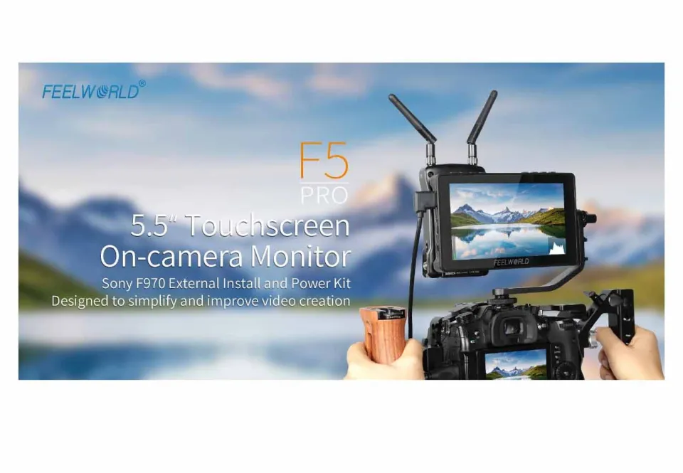 Monitor Da Campo F5 ProX 1600 Nit - Touchscreen, 5,5'', 4K, Batteria F970 - Foto 10