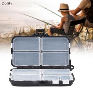 🎄【Special price】Dolity Mini Storage Case Double Layer Detachable Fishing Tackle Box Fishing Spoon Hook Bait Storage Box Fishing Accessories