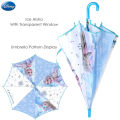 Disney Kids Umbrella for Girls with Easy Grip Handle Cartoon Cute Umbrella for 3-12 Years Old. 