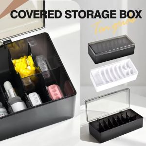 WILD 10 Grids Lash Extension Storage Box Clear Cover Dust-proof Nail Accessories Storage Tools Professional Multi-functional Eyelash Tools Containers Beauty Professionals