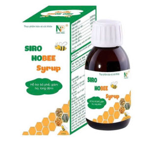 Siro Ho Hobee Syrup Chai - Hỗ Trợ Bố Phế Giảm Ho Long Đờm