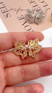 Butterfly Jeans Buttons Jeans Waist Buttons Jean Waist Buckles No Sewing Required Jeans Waist Tightener for Trousers