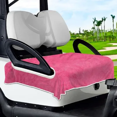 JURHOMIE Breathable Golf Cart Seat Cover Comfortable Non-Slip Golf Cart Accessories Portable Keeps Seats Dry Golf Cart Seat Towel Blanket for 2/4-seats Cart