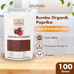 ALAMEE Paprika Bubuk Powder Ground Bumbu Dapur Instan Organik Murni Asli Tanpa Campuran 100g