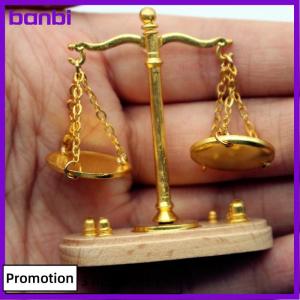 banbi บ้านตุ๊กตาของเล่น1:12สำหรับเด็กอุปกรณ์ตกแต่งบ้านตุ๊กตาของเล่นแบบวินเทจสร้างความสมดุลให้เป็นของขวัญ