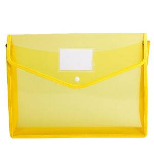 MMLUCK Di động Ba chiều Nút bấm Nhựa A4 Có túi dán nhãn Phong bì đựng hồ sơ Hộp đựng văn phòng phẩm Túi đựng hồ sơ Hộp đựng tài liệu