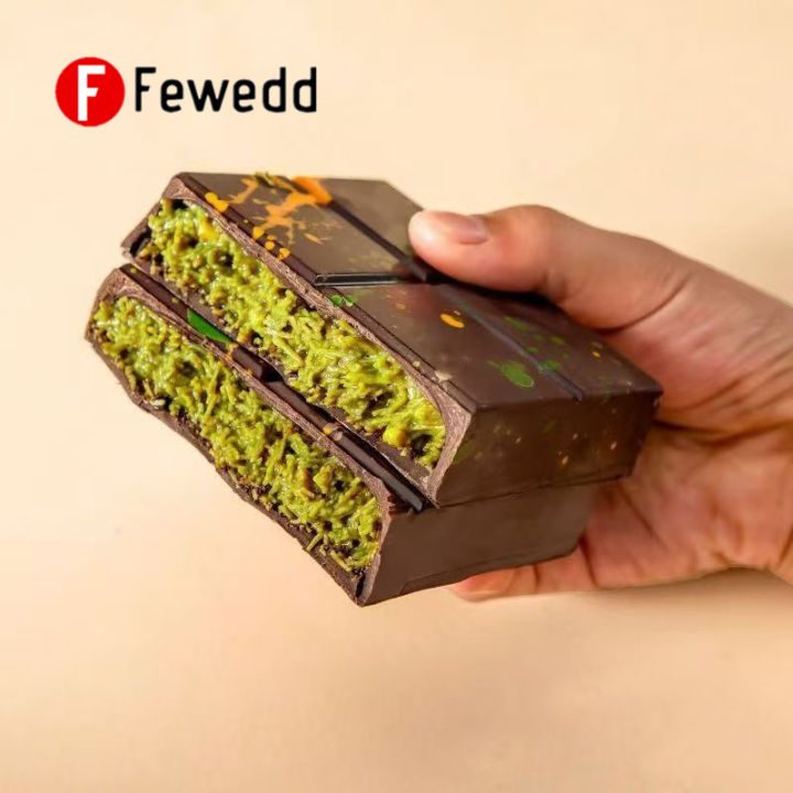 Dubai Chocolate Bar W/ Pistachio Cream and Kataifi (premium Chocolate ... Best dubai chocolate