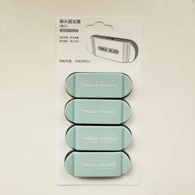 Bộ 4 nút treo dây sạc Móc Dán Tường Treo Phích Cắm Ổ Cắm Cáp Sạc Kẹp Dây Điện Đa Năng Siêu Chắc - Nhựa ABS Cao Cấp