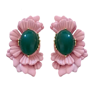 Hoa Đinh tán bông tai hoa hình những chiếc Khuyên tai hợp thời trang cổ điển lấy cảm hứng cho mặc giản dị và phụ kiện tiệc