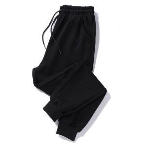 Autumn and Winter Fleece-lined Thick Corduroy Sweatpants Mens Baggy Straight Trousers Korean Style Trendy Casual Pants Casual Mens Trousers