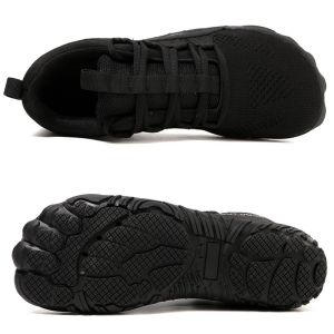 XueChur Outdoor 4E wide last Men walking shoes Barefoot shoes mesh breathable suitable for wide foot diabetes foot swelling Elderly walking shoes