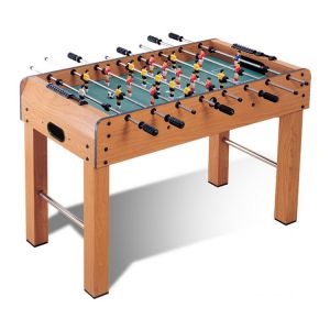 48" Large Wooden Tabletop Foosball Indoor Arcade Home Game Room Competition Size Table Soccer Football Meja Bola Sepak