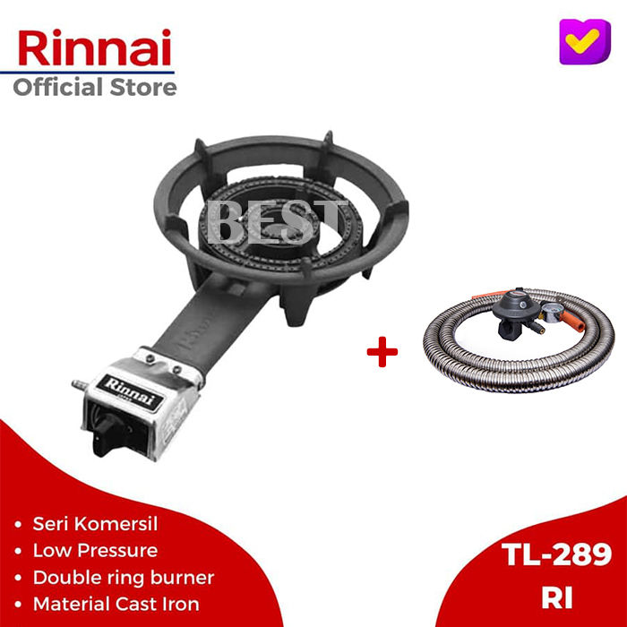 Kompor Mawar Rinnai TL - 289 RI Kompor Gas Komersial Rinnai Kompor