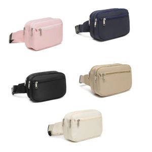 QIWANBA19 มีสไตล์ กระเป๋าคาดเอวอเนกประสงค์ ทันสมัยและทันสมัย ผ้าอ๊อกซ์ฟอร์ด เข็มขัดสำหรับวิ่งของผู้หญิง กระเป๋าเข็มขัดสำหรับวิ่ง ลำลองแบบสบายๆ กระเป๋าคาดอก crossbdoy สำหรับผู้หญิง