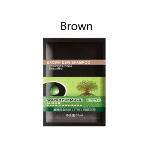 Black/Brown Hair Shampoo Herbal No Irritation Hair Dye Shampoo White Hair into Black Hair Color Shampoo in 5 Minutes