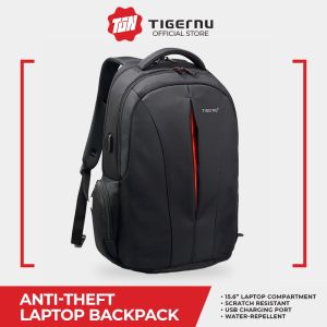 Tigernu T-B3105USB Anti Theft 15.6 inch Laptop Backpack with FREE Lock