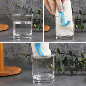 [LIMITED OFFER] Wood Fiber Dish Cloth Kitchen Towel (1 Piece/Pack 30 x 27cm Random Color) - Kain Serat Kayu Cucian Pinggan Mangkuk Dapur 木纤维洗碗布 竹纤抹布 - Dish Towel Durable Wood Fiber Grease Proof Cleaning Cloth - Sold by ISABELLA