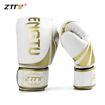 ZTTY นวมชกมวย 10 12 14 16oz boxing gloves mma ผู้ใหญ่ นวมชกมวย2คู่ มืออาชีพ ถุงมือชกมวย