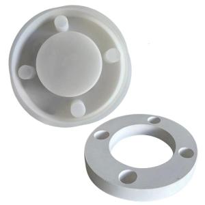 4 Holes Candlestick Mold Silicone Holder Mould Easy to Demold Moulds DIY Round Christmas Ornaments