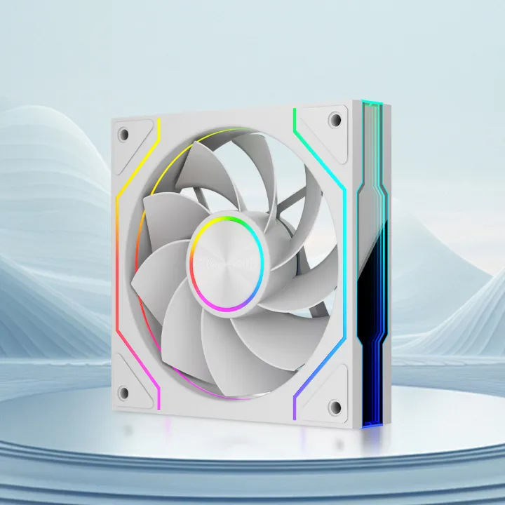 Computer Chassis Fan 12cm Case Cooler Fan ARGB PC Fan 4 Pin PWM ...