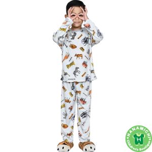 Kiminori ZURA.PP Setelan Baju Tidur Anak Lengan Panjang