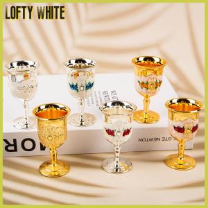 Lofty White 30ml แก้วไวน์แชมเปญแก้วเครื่องดื่มถ้วยค็อกเทลถ้วยทองวินเทจ