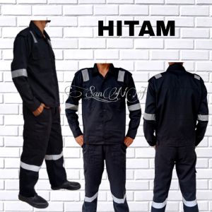 Wearpack Safety Setelan / Wearpack Potongan / Setelan Baju Dan Celana / Wearpack Coverall-Overall Scotlight / Seragam Proyek - Bengkel - Sekolah