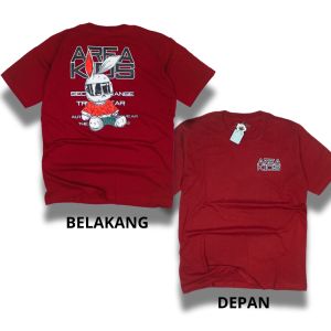AREAKIDS KAOS ANAK JUNIOR BB 20 SAMPAI 50 KG GAMBAR TERBARU BAHAN KATUN COMBAD 30S ADEM DI PAKE BUAT HARIAN