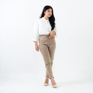 CALAMBY - Stretch Pants Wanita (High Waist)