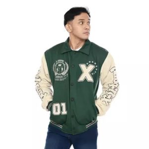XUA Jaket Varsity Royal King Series A466