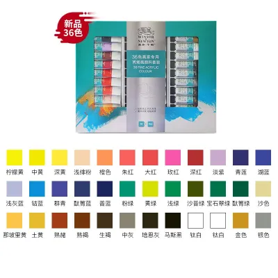 【Mi Art Supplies】Winsor & Newton Acrylic Painting Acrylic Paint Set Pigment Set Art Supplies
