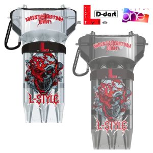 L STYLE KRYSTAL ONE Dart Case - Ryan Searle - V4 KRYSTAL CLEAR BLACK DARTS CASE (bekas dart)