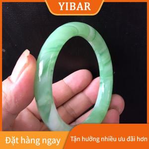 YIBAR Giả Ngọc Vòng Đeo Tay Màu Xanh Lá Cây Của Phụ Nữ Cổ Điển Vòng Vòng Đeo Tay Phụ Nữ Đồ Trang Sức Quà Tặng