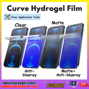 Infinix Zero 30 4G 40 Pro Hot 50 50i Smart 9 Note 50 Pro+ GT 30 Pro HD clear matte blueray hydrogel curve film 水凝膜pelindung skrin