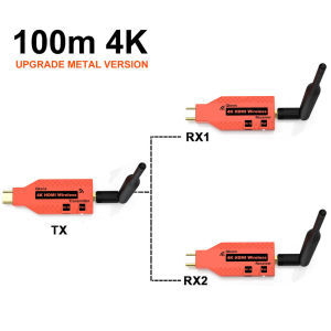 1080p 4K Wireless Transmission HDMI Transmitter Receiver Display Adapter Video Share HDMI Extender