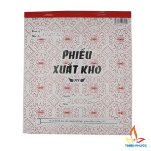 Phiếu xuất nhập kho A4 3 liên 25x20mm Xấp 150 tờ THIỆN PHƯỚC