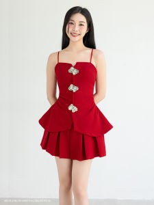 MyDu Shop | MS 2746 – Set Bộ Dự Tiệc Nhẹ – Áo Kết Nơ Nổi Bật Quần Váy Dáng Chuẩn